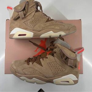 Travis Scott x Air Jordan 6 Retro British Khaki Size 6.5